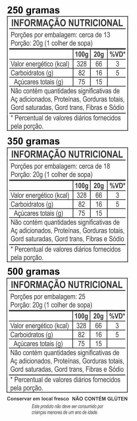 Tabela Nutricional
